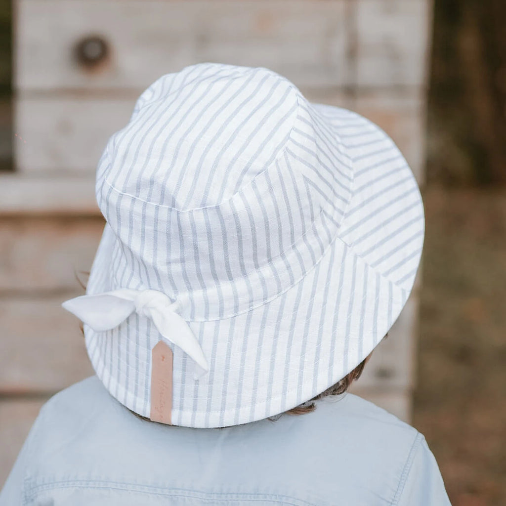 Bedhead 'Explorer' Classic Bucket Sun Hat - Finley / Blanc