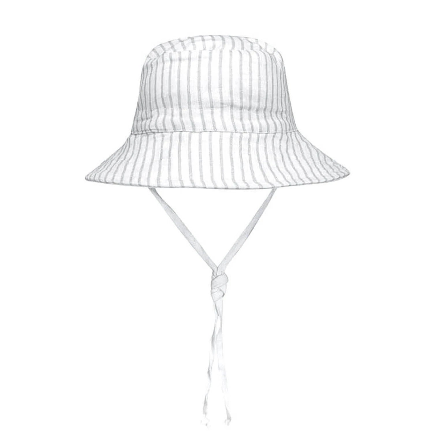 Bedhead 'Explorer' Classic Bucket Sun Hat - Finley / Blanc