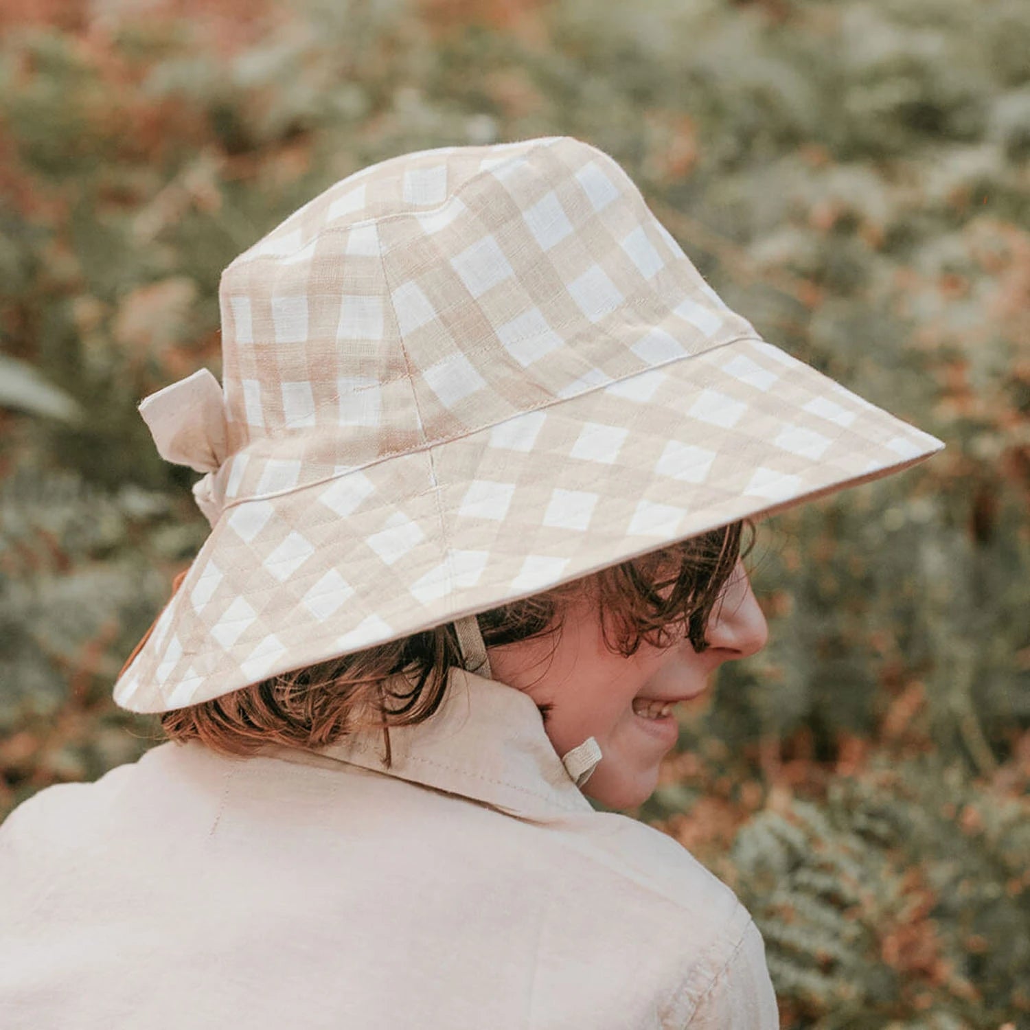 Bedhead 'Explorer' Classic Bucket Sun Hat - Flynn / Flax