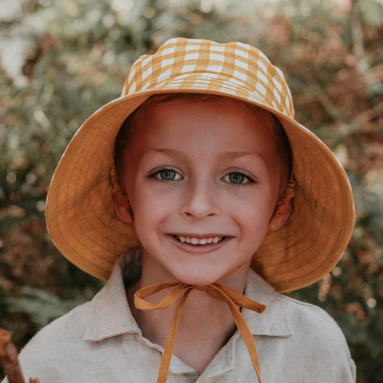 Bedhead 'Explorer' Classic Bucket Sun Hat - Marley / Maize