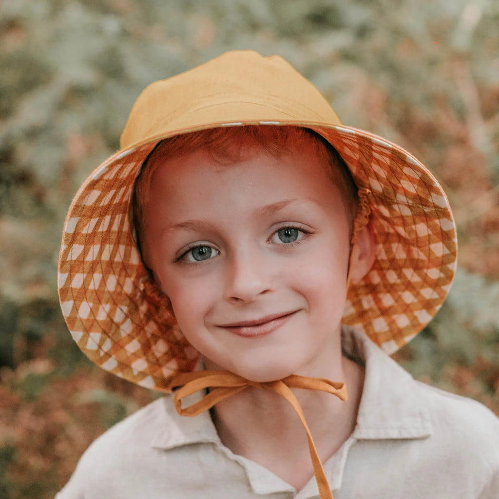Bedhead 'Explorer' Classic Bucket Sun Hat - Marley / Maize