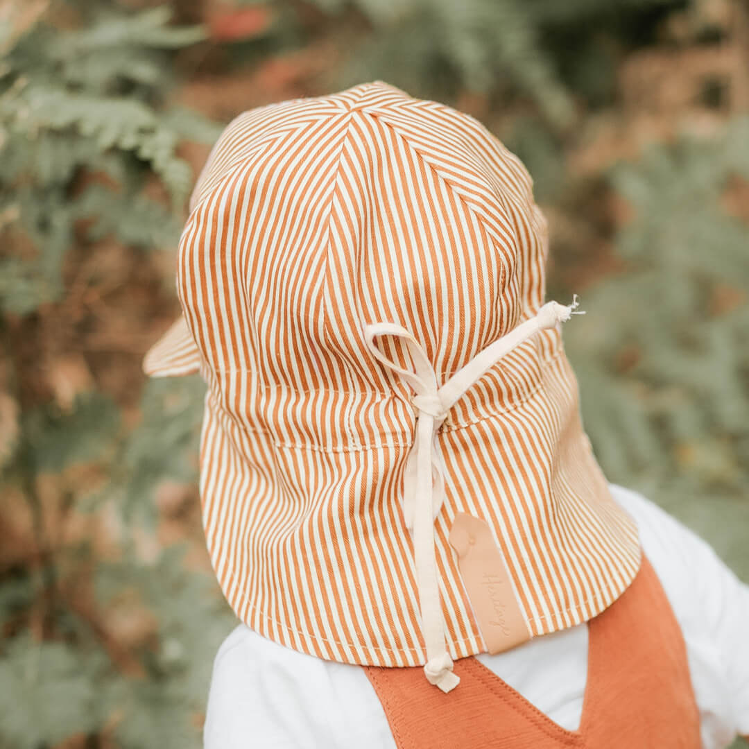 Bedhead 'Lounger' Flap Sun Hat - Frankie / Flax
