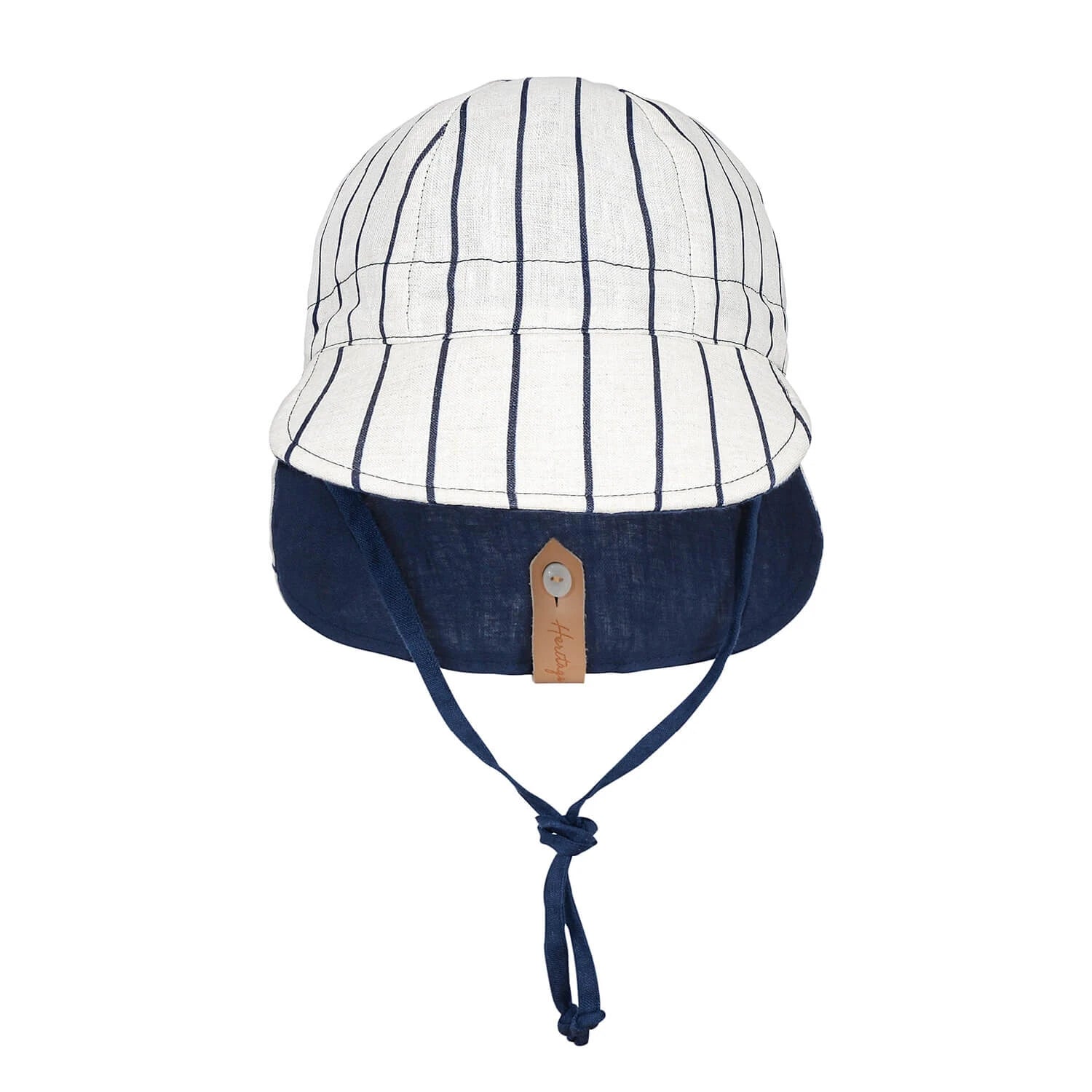 Bedhead 'Lounger' Flap Sun Hat - Alex / Indigo