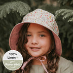 Bedhead 'Wanderer' Panelled Bucket Sun Hat - Paris / Rosa