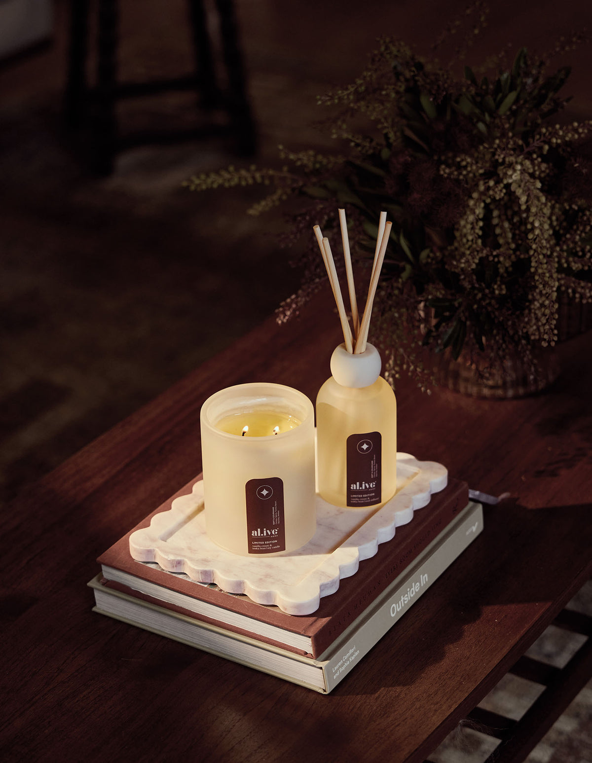 Al.ive Body Vanilla Cream & Tonka Bean Reed Diffuser