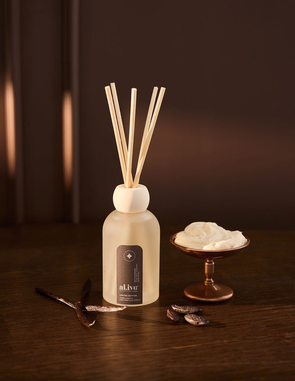Al.ive Body Vanilla Cream & Tonka Bean Reed Diffuser