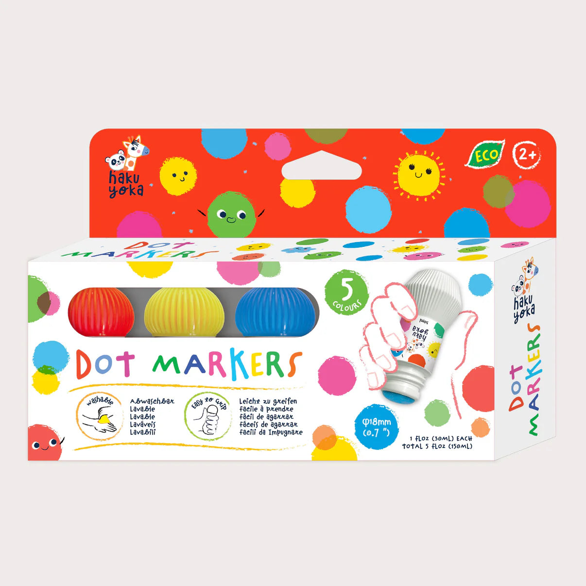 Haku Yoka Dot Markers / 5 Pack Original