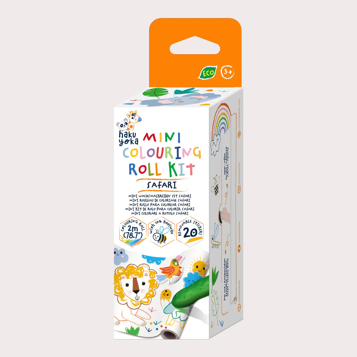 Haku Yoka Mini Colouring Roll / Safari