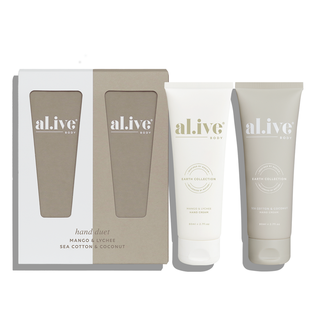 Al.ive Body Hand Duet - Mango & Lychee + Sea Cotton & Coconut