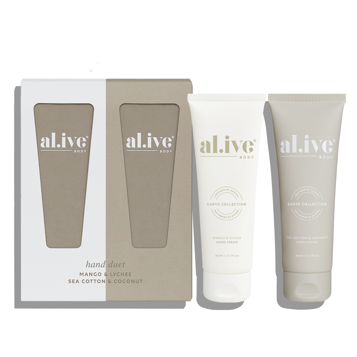 Al.ive Body Hand Duet - Mango & Lychee + Sea Cotton & Coconut