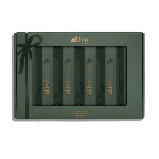 Al.ive Body hand cream cracker set fig & toasted chestnut