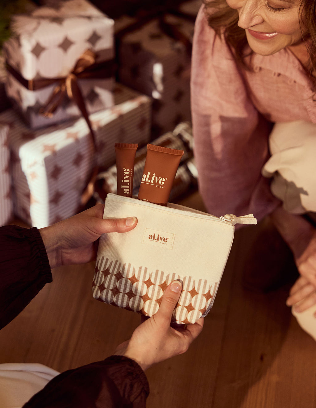 Al.ive Body Cinnamon & Citrus Hand & Lip Set