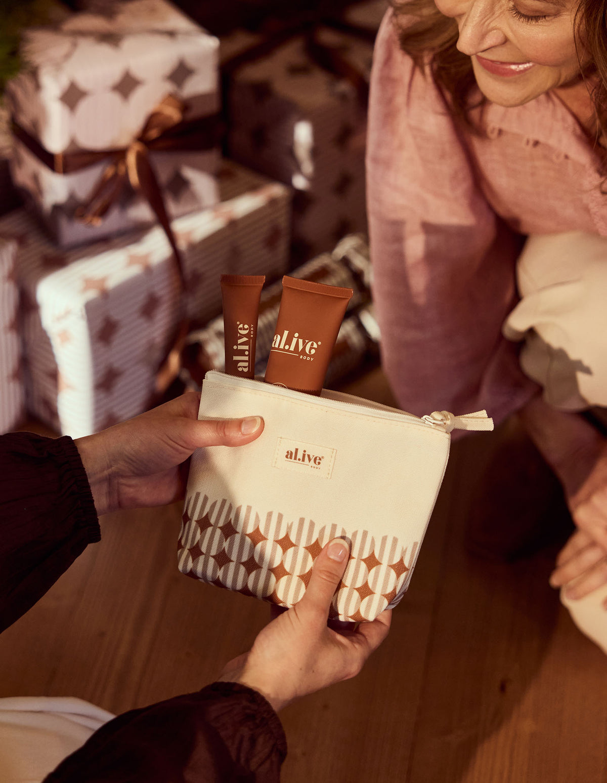 Al.ive Body Cinnamon & Citrus Hand & Lip Set