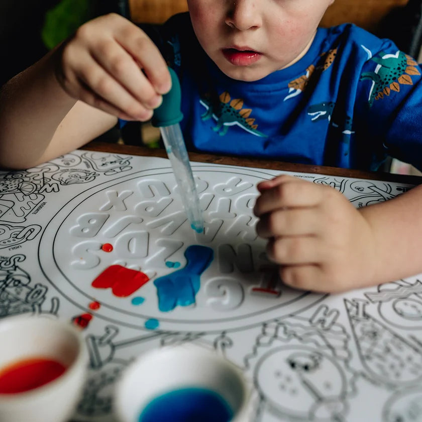 Hey Doodle Alphabet Soup Sensory Colouring & Doodle Mat