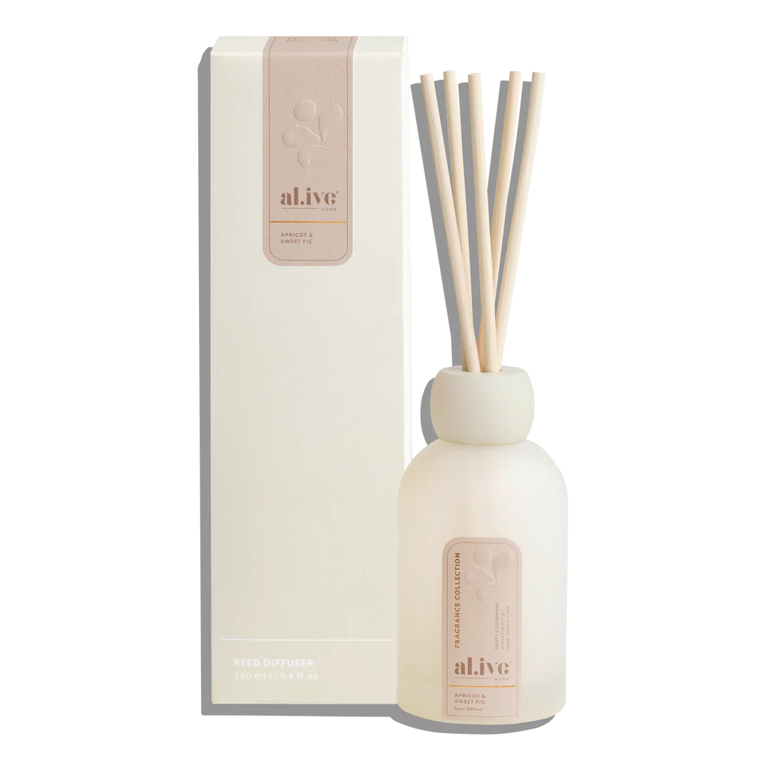 Al.ive Body Reed Diffuser- Apricot & Sweet Fig