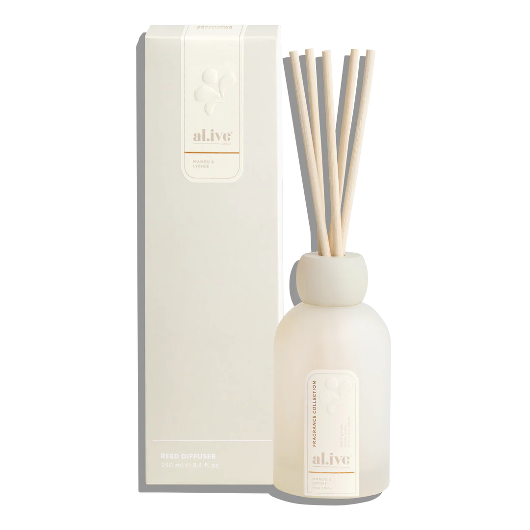 Al.ive Body Reed Diffuser- Mango & Lychee