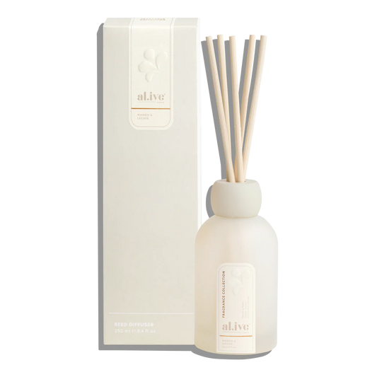 Al.ive Body Reed Diffuser- Mango & Lychee