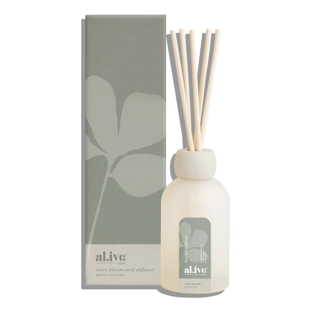 Ali.ve Body Reed Diffuser - Ivory Bloom LIMITED EDITION