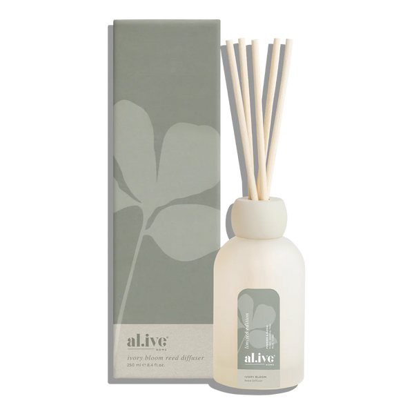 Ali.ve Body Reed Diffuser - Ivory Bloom LIMITED EDITION