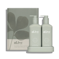 Al.ive Body Compact Bathroom Duo, Wash + Lotion - Ivory Bloom LIMITED EDITION