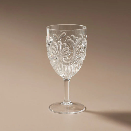 Indigo Love Flemington Acrylic Wine Glass - Clear