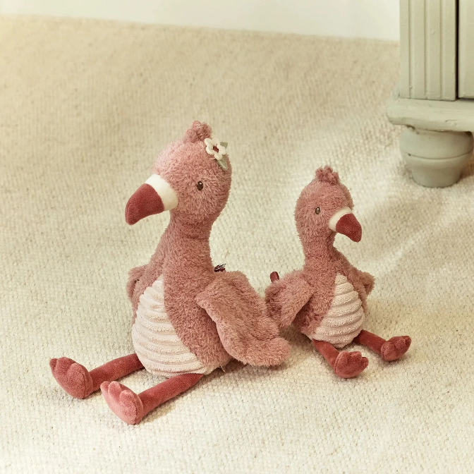 Little Dutch Safari Friends Cuddle Flamingo 17cm