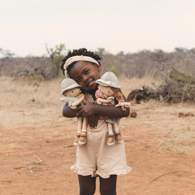 Little Dutch Safari Friends Cuddle Doll Ranger Rosa