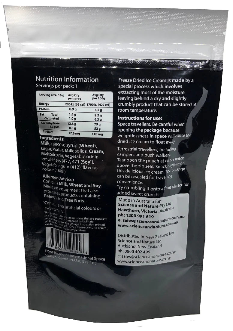 Freeze Dried Astronaut Ice Cream
