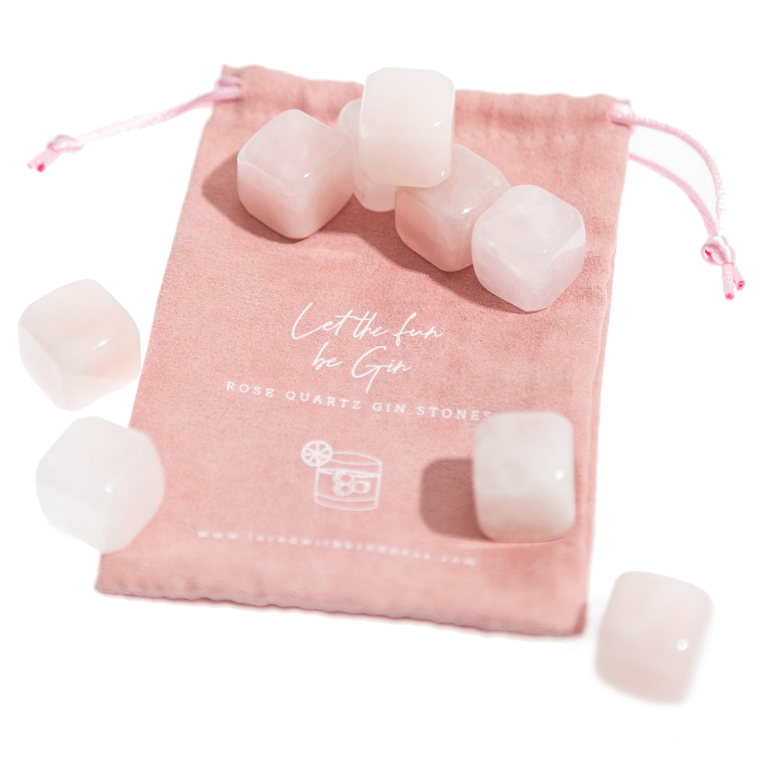 Laced with Kindness Rose Quartz Mixer Stones