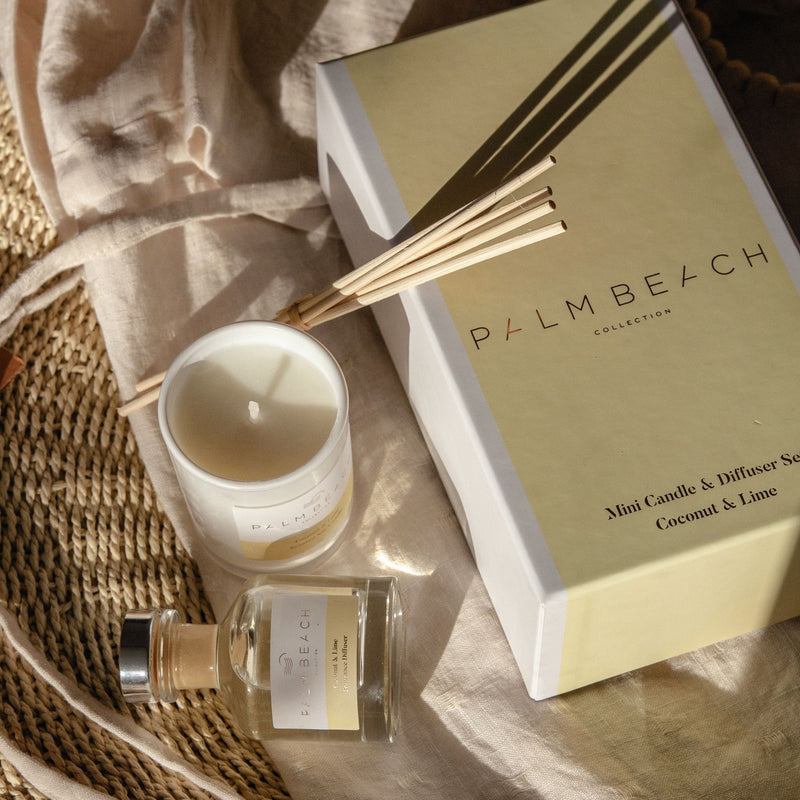 Palm Beach Collection Mini Candle & Diffuser Gift Pack