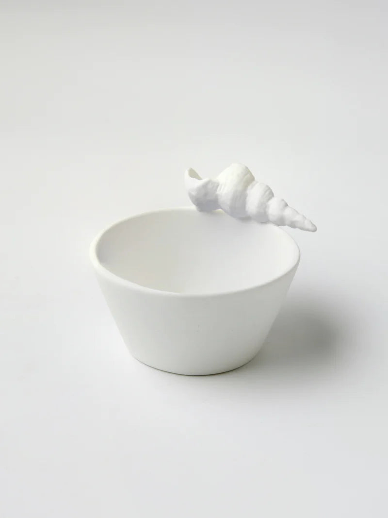 Jones & Co Mini Shell Bowl White