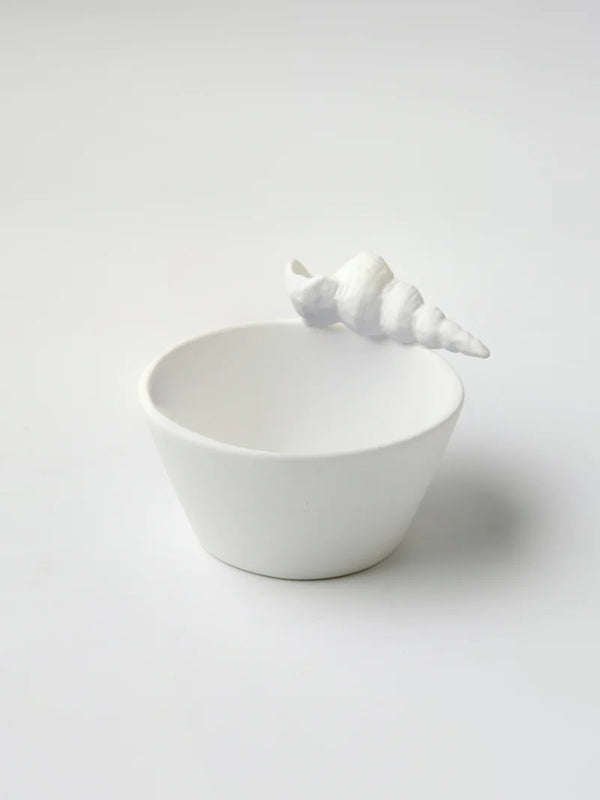 Jones & Co Mini Shell Bowl White