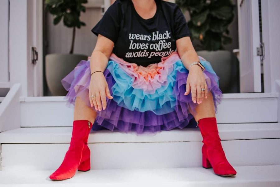 Confetti Rebels- Rainbow Connection Tulle Skirt