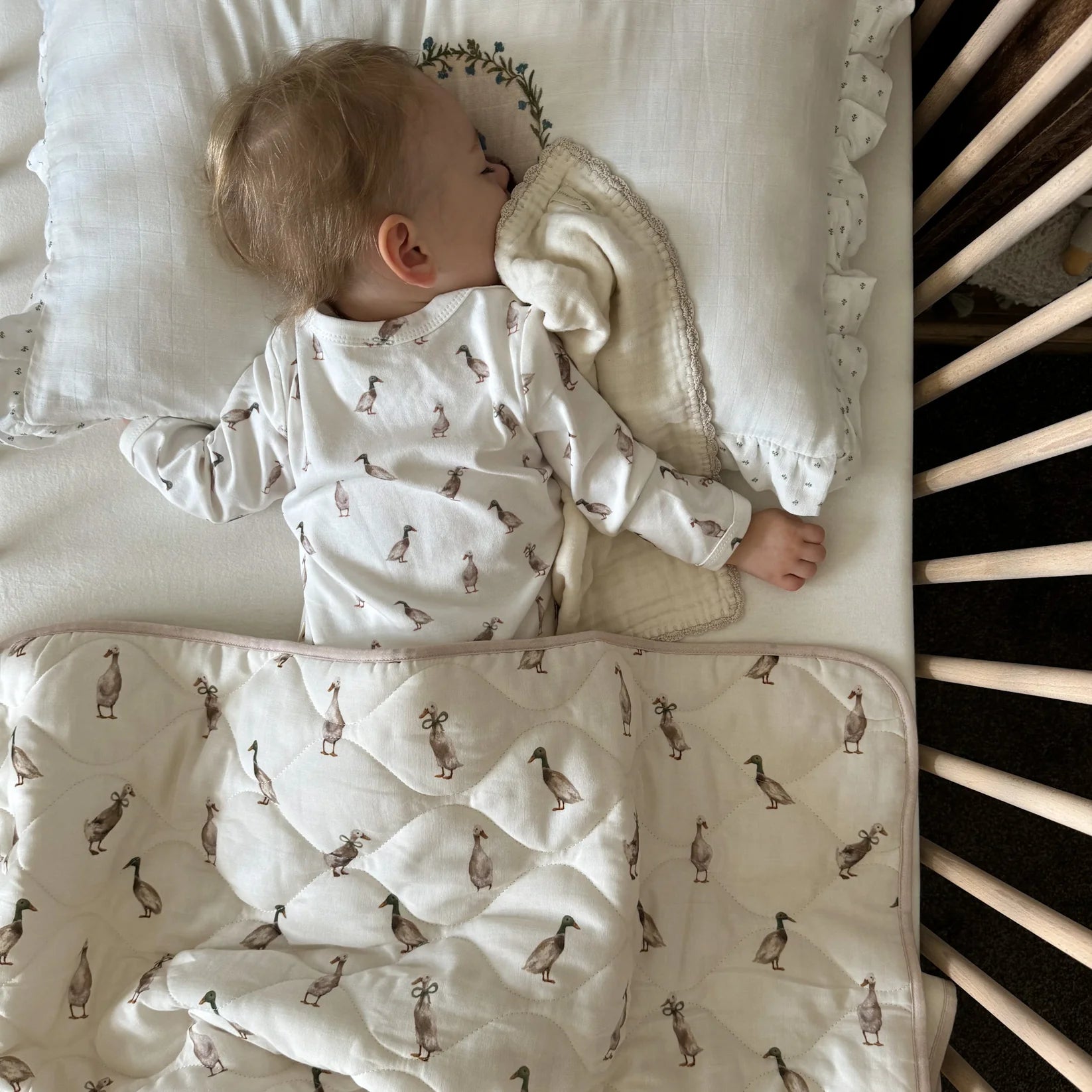 Fledge And Thread Long sleeve bodysuit - Duck