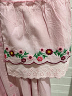 Joop & Gypsy Pleated Embroidered Dress