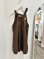 By Frankie Adjustable Halter Dress- Assorted