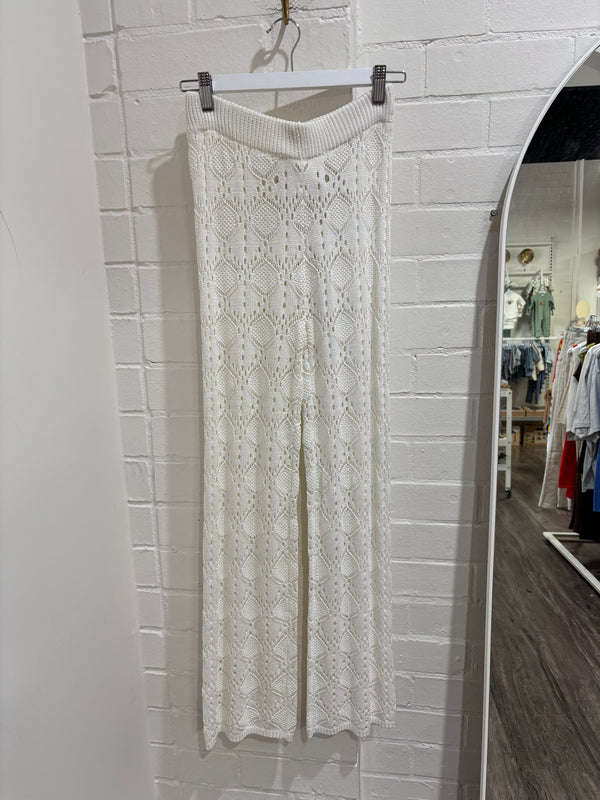 By Frankie White Knit Pant