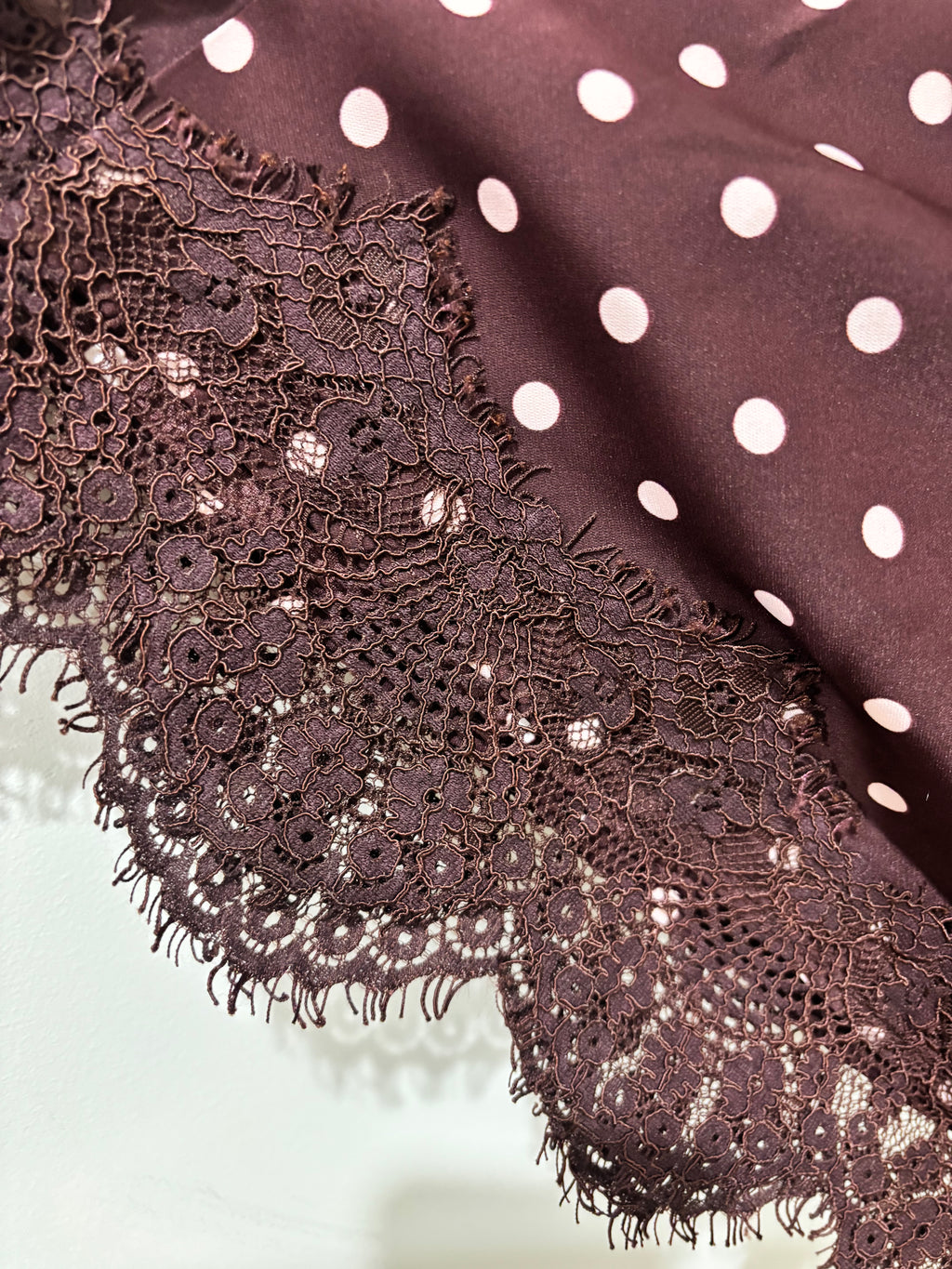 By Frankie Dot Midi Lace Skirt - Assorted