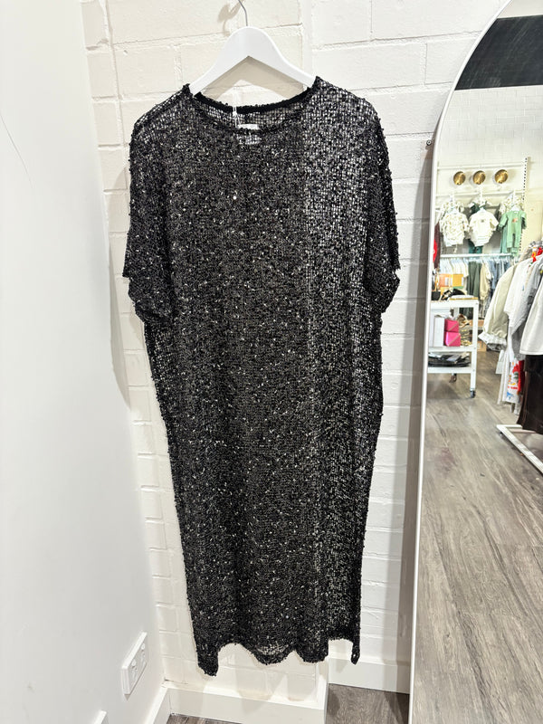 By Frankie Sequins Knit Maxi Dress - Assorted