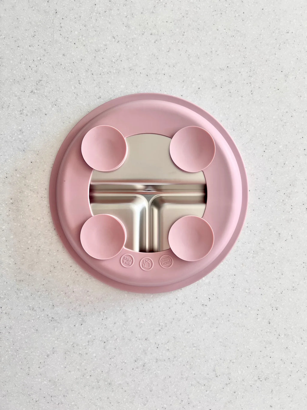 Cuddle Bug & Co - Stainless Steel Plate with Silicone Suction - Assorted