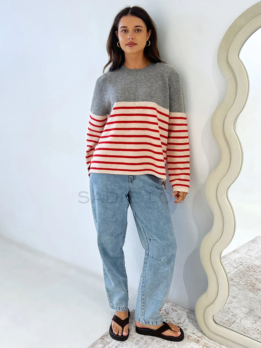 Little lies - Lexie Stripe Jumper