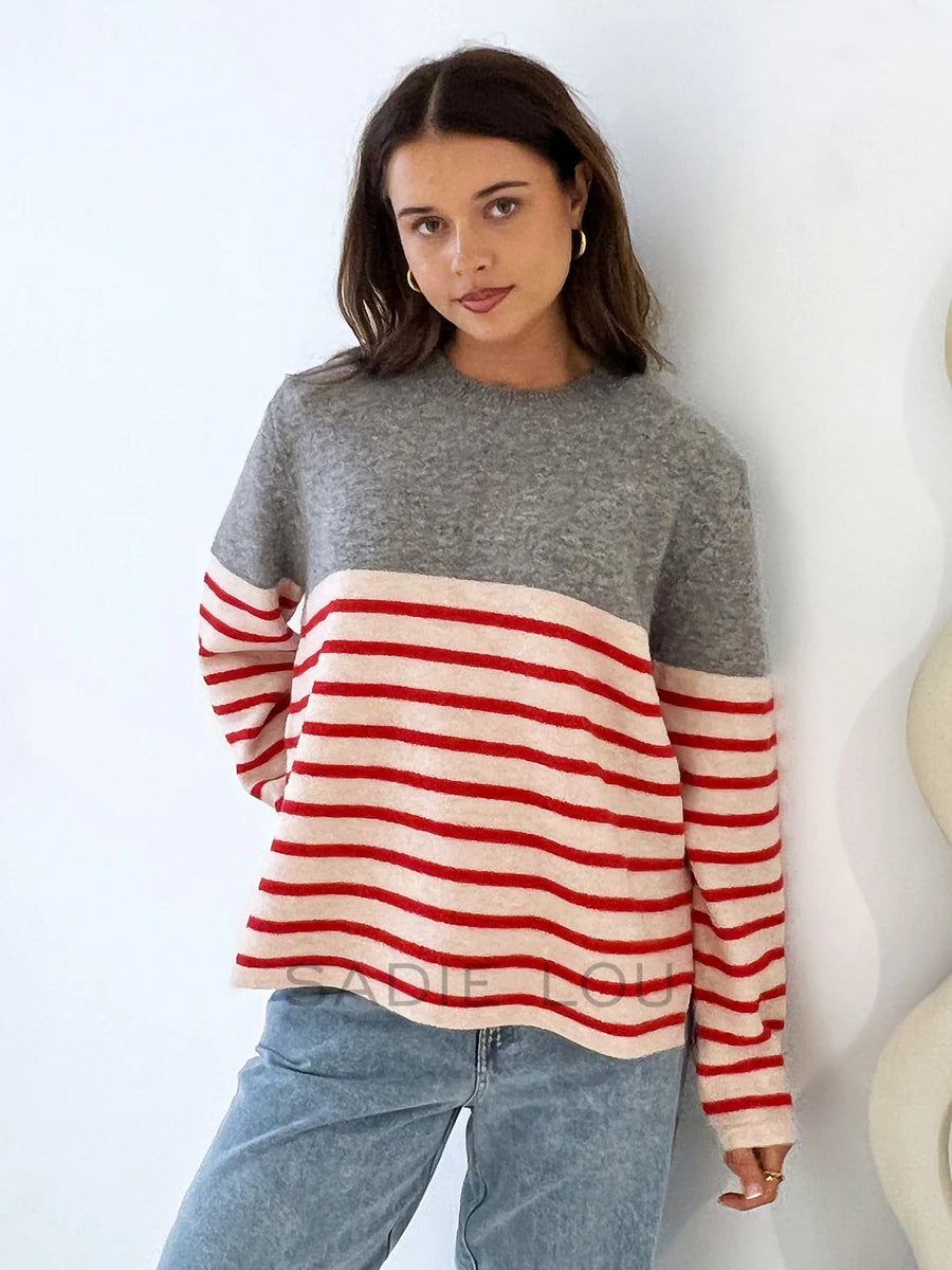 Little lies - Lexie Stripe Jumper
