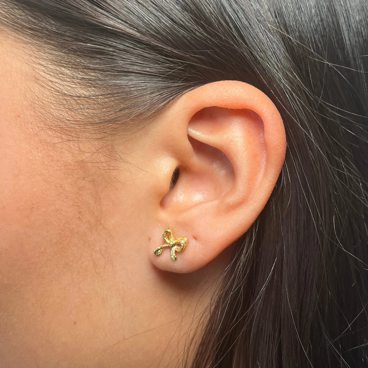 Arms of Eve Bowie Gold Studs