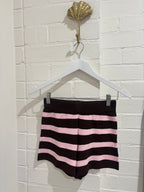 By Frankie Pink & Choc Stripe Knit Set