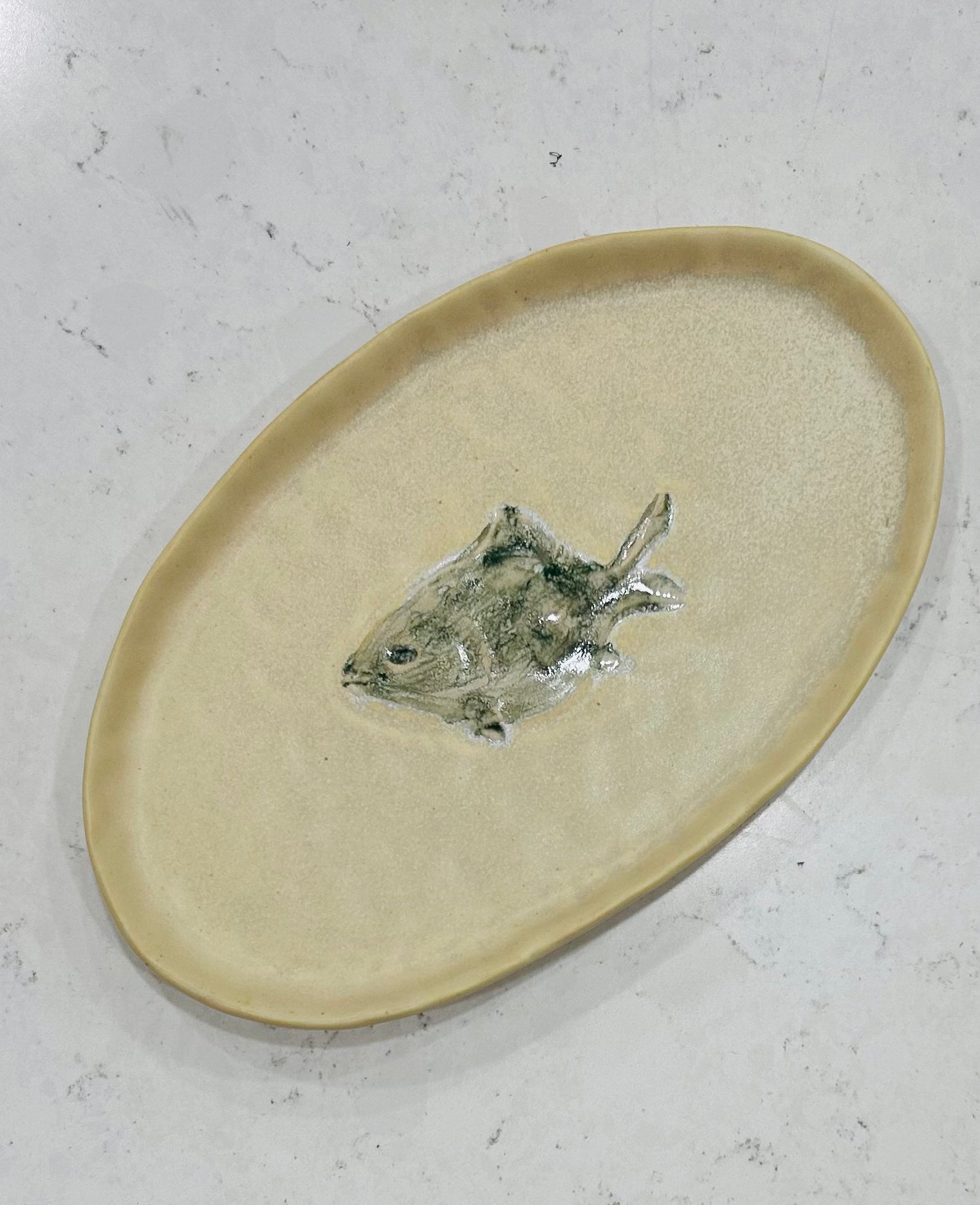 Coast to Coast Riva Fish Ceramic Plate