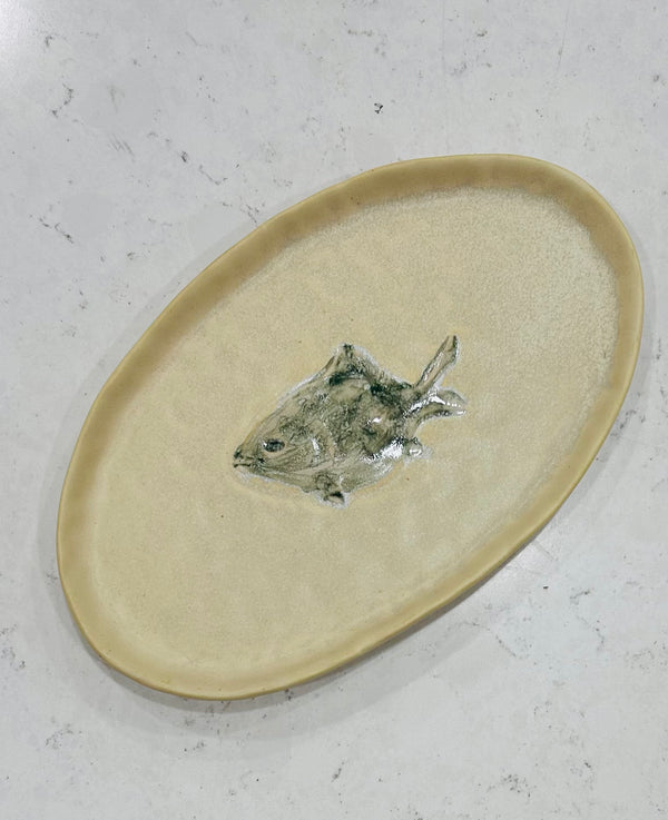 Coast to Coast Riva Fish Ceramic Plate