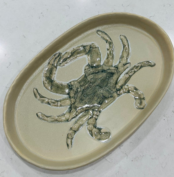 Coast to Coast Riva Crab Ceramic Plate