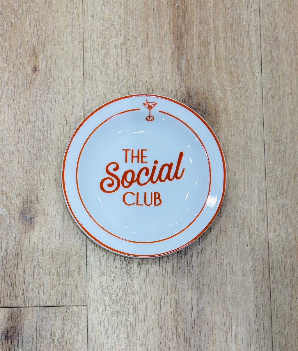 Coast to Coast Social Ceramic Plate
