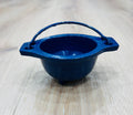 Pentacle Cast Iron Cauldron Blue