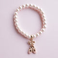 Lauren Hinkley Pink Pearl Bella Ballerina Bracelet